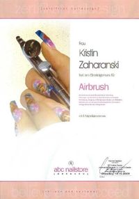 Zertifikat Airbrush