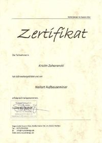 Zertifikat Nailart Aufbauseminar